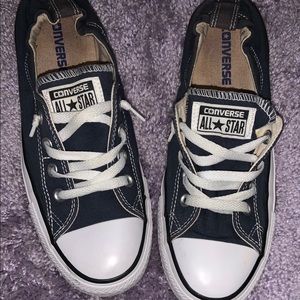 Navy Blue Slip on Converse